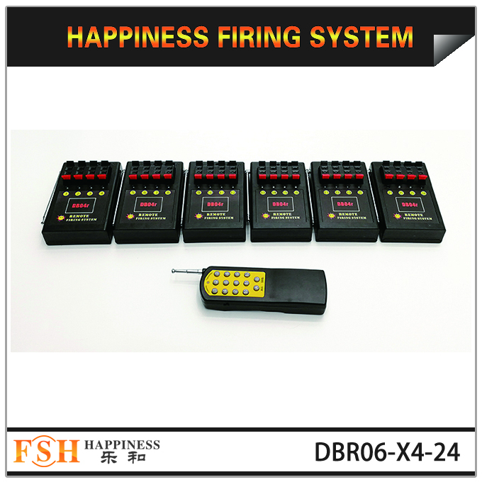 3rd generation 4 cues module remote firing system 24, fireworks console for display, remote system with CE/FCC 