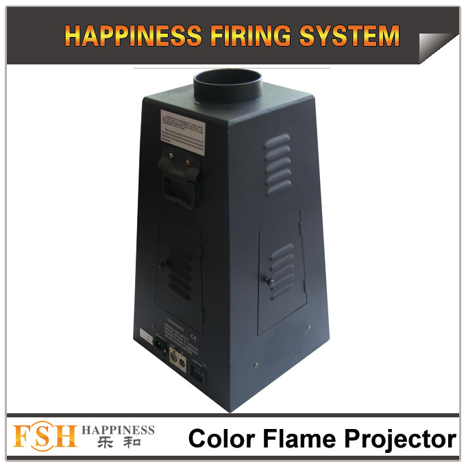 color flame machine, fire machine by 4 different colors, DMX control 