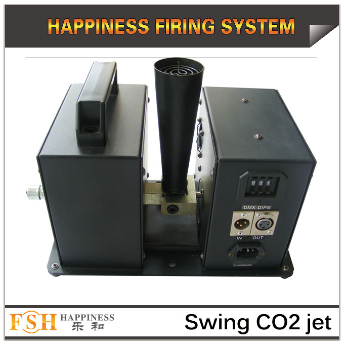 Swing co2 Jet for stage , DMX 512 control 