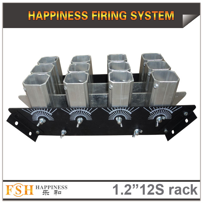 1.2 inch 12 shots  racks, AL display rack for fireworks, special for the roman candles or single shot  