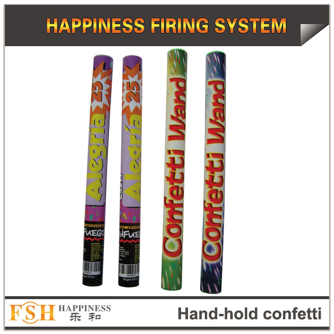CE passed hand-hold Confetti cannon for wedding, party popper confetti shooter,hand hold with many effects  