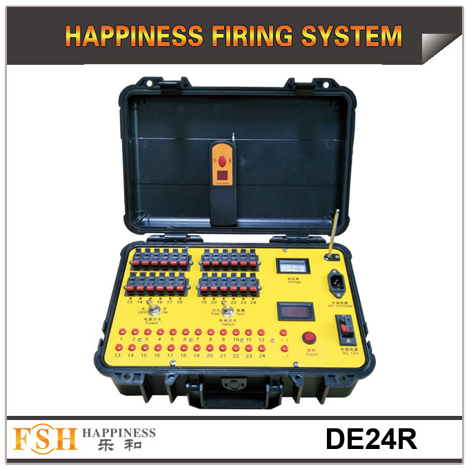 2019 new pdocuts 24 cues fireworks firing system both for remote and hand control,for talon and ematches in promotion