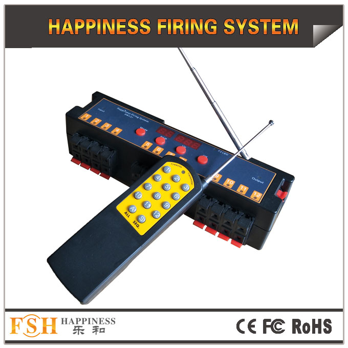 Fireworks firing system New 12 cues programmable remote system, set different time for each channel 