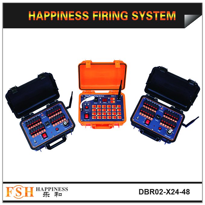 Best seller 48 cues remote or wire control fireworks firing system, sequential fire, for big fireworks display, CE/FCC passed 