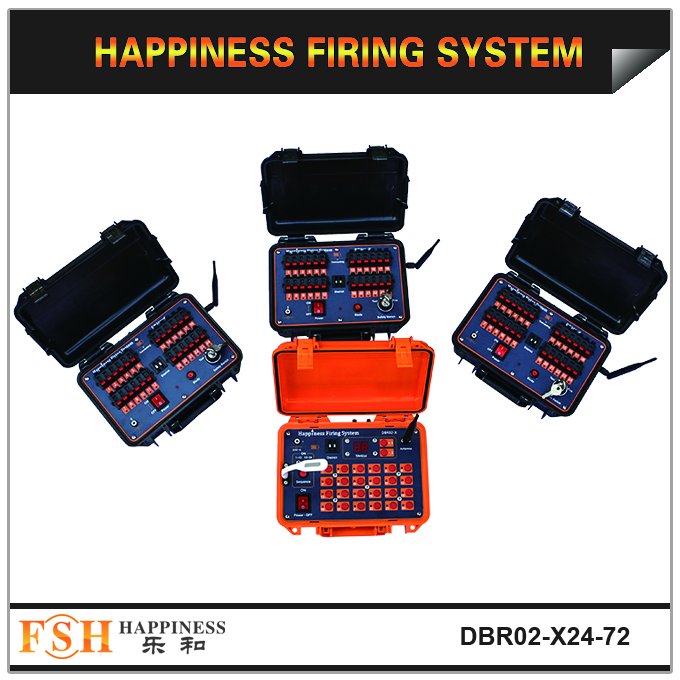 With fight case best seller 72 cues remote or wire control fireworks firing system, sequential fire, for big fireworks display