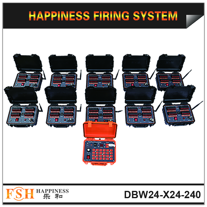Liuyang Happiness (DBW24-X24-240) stage special effect wire control fireworks pyrotechnic firing system 
