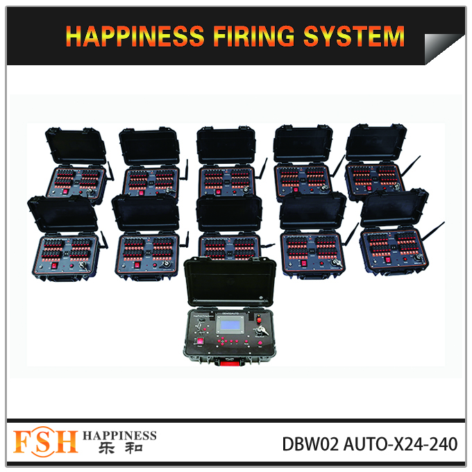 Happiness 240 channels wired control computer progrmable firing system for fireworks display 
