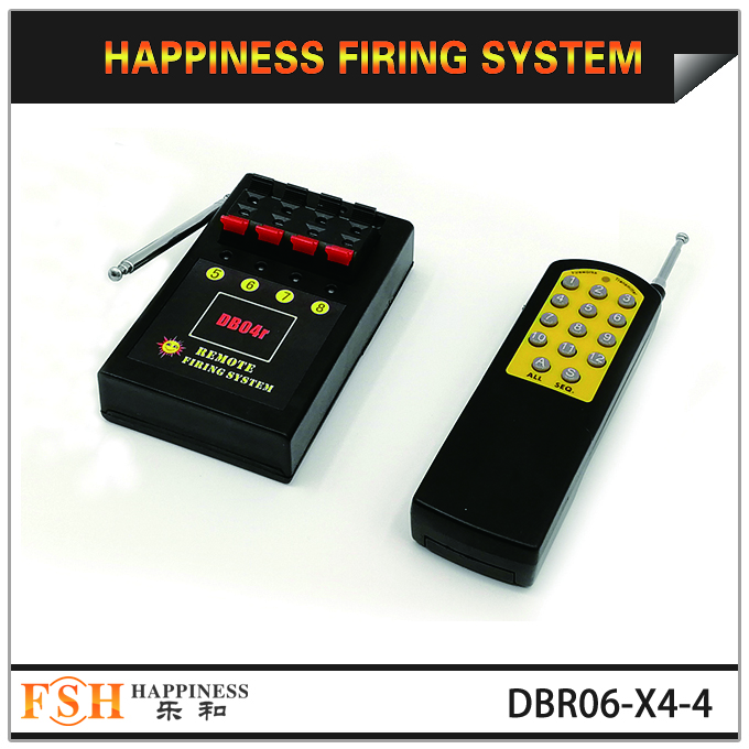 3rd generation Remote fireworks firing system 4 cues,  500M remote range, CE/FCC passed for consumer fireworks